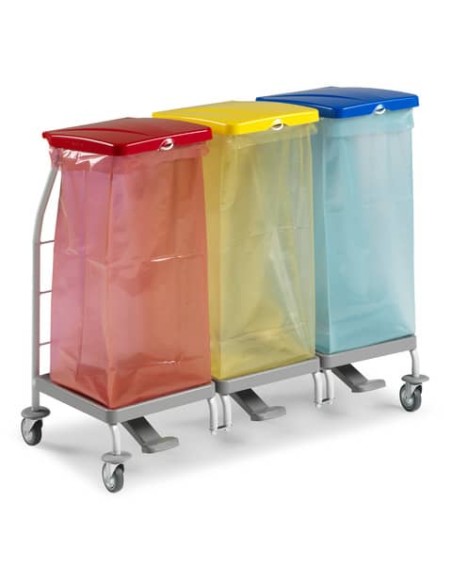 Carrello raccolta differenziata lilly