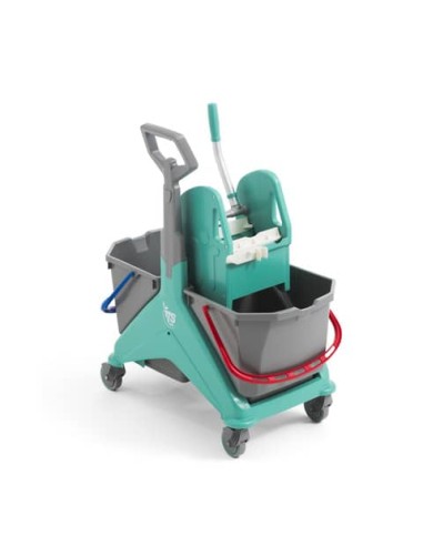 carrello per la pulizia a due secchi